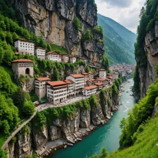 Serenitatea de pe stâncă a Mănăstirii Sumela: Descoperă istoria fascinantă a Turciei